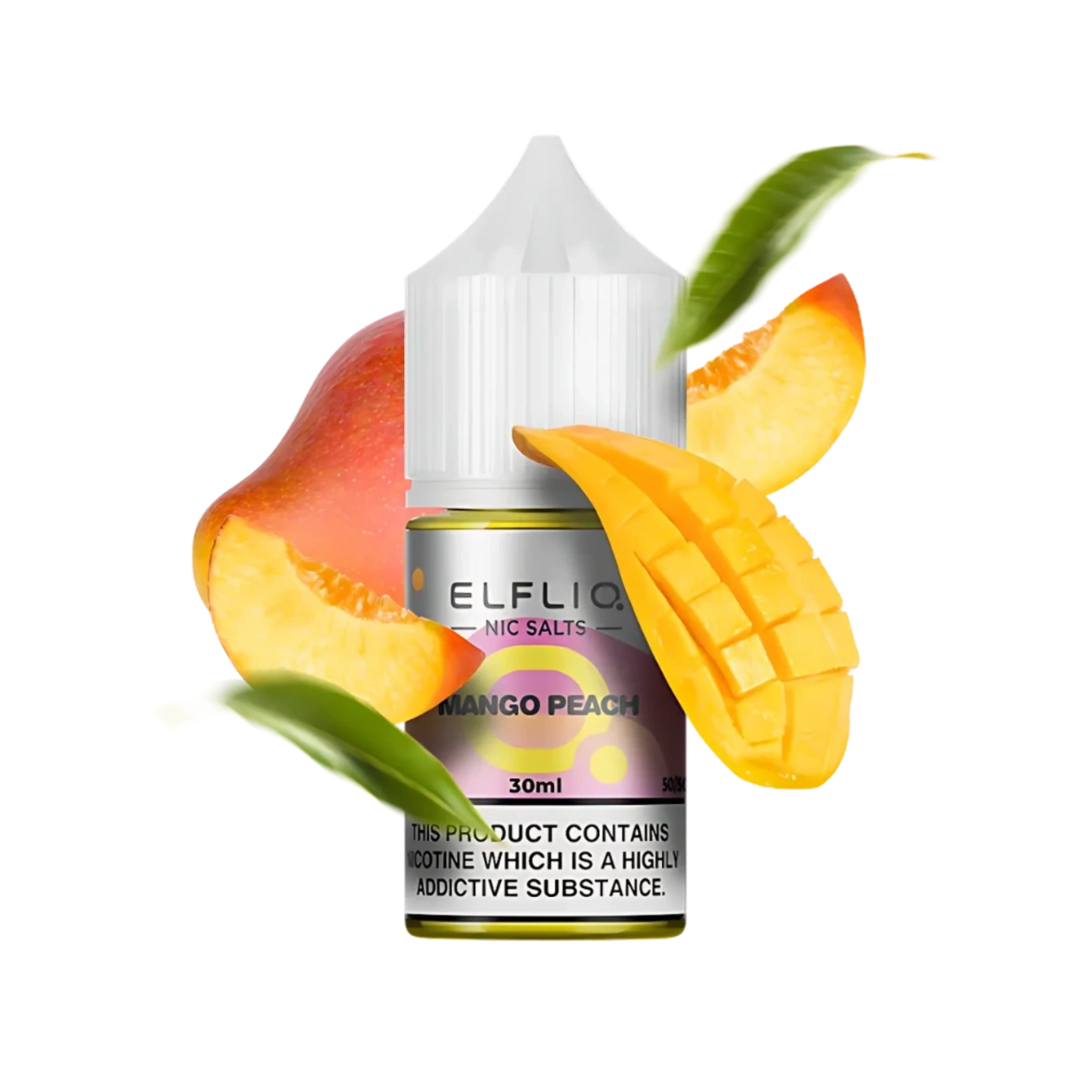 ELFLIQ Nic Salt Mango Peach - 10 ml Elf Bar Liquid | MyPods Europe