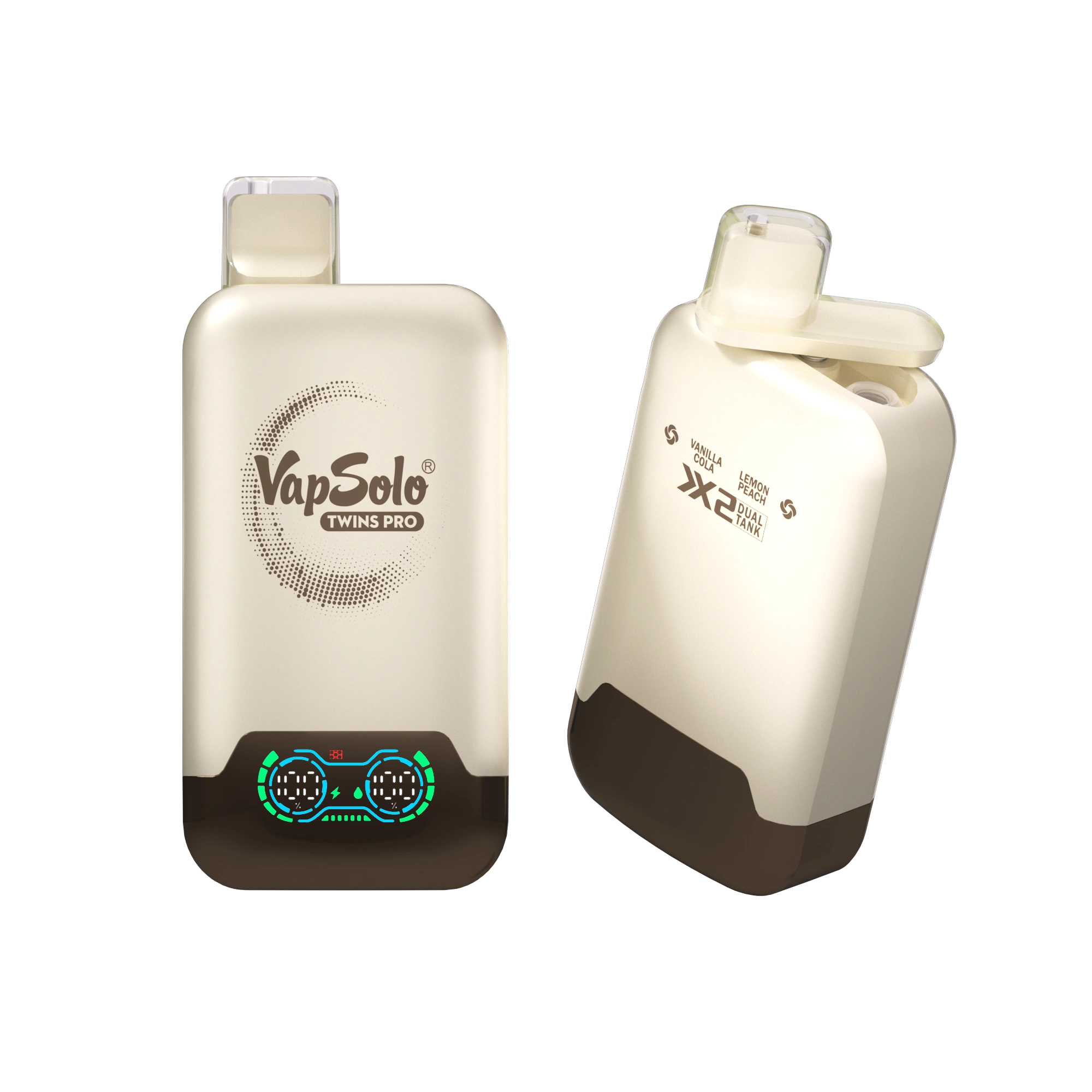 VapSolo Twins Pro 50000 Vanilla Cola & Lemon Peach