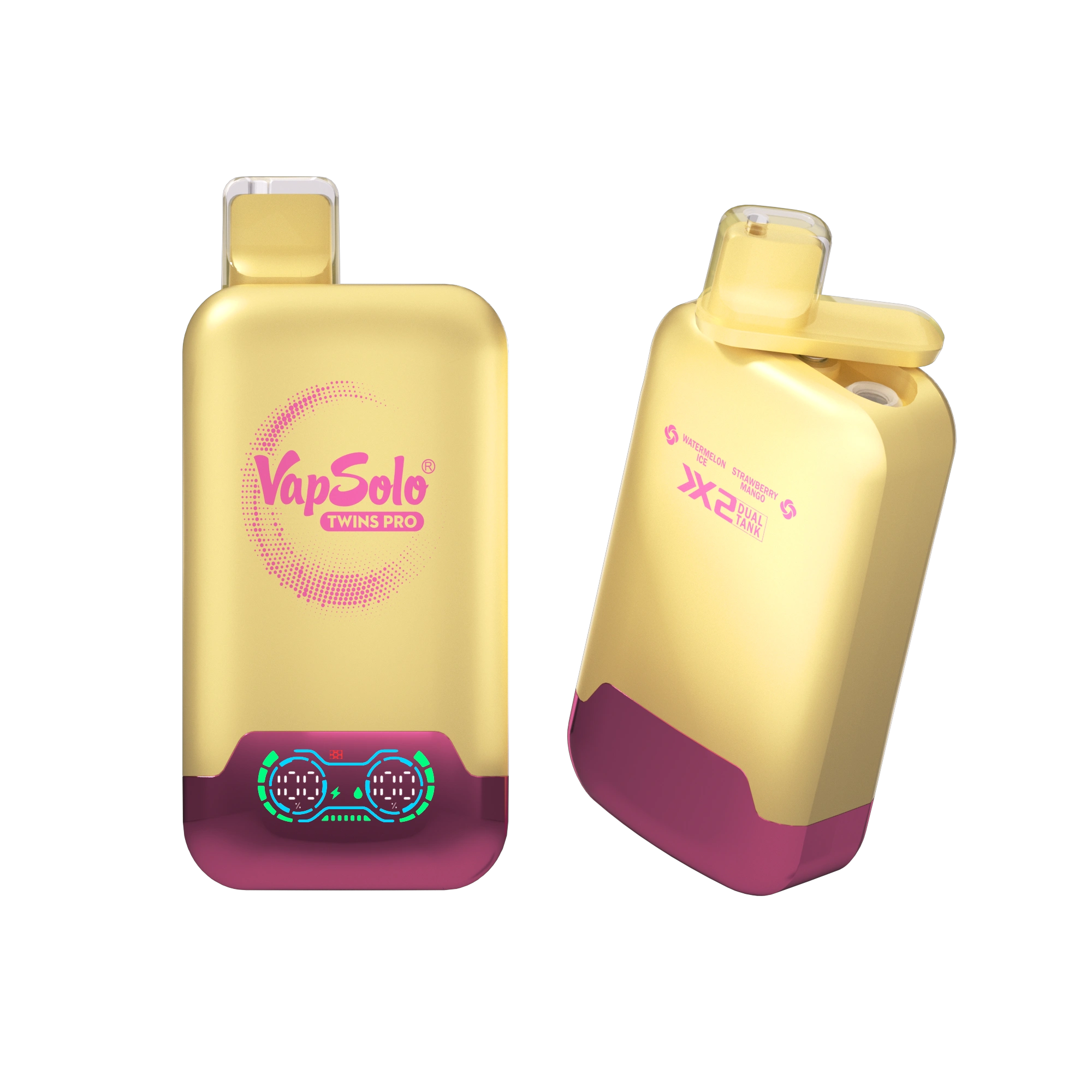 VapSolo Twins 50K Watermelon Ice & Strawberry Mango - 50000 Vape - MyPods